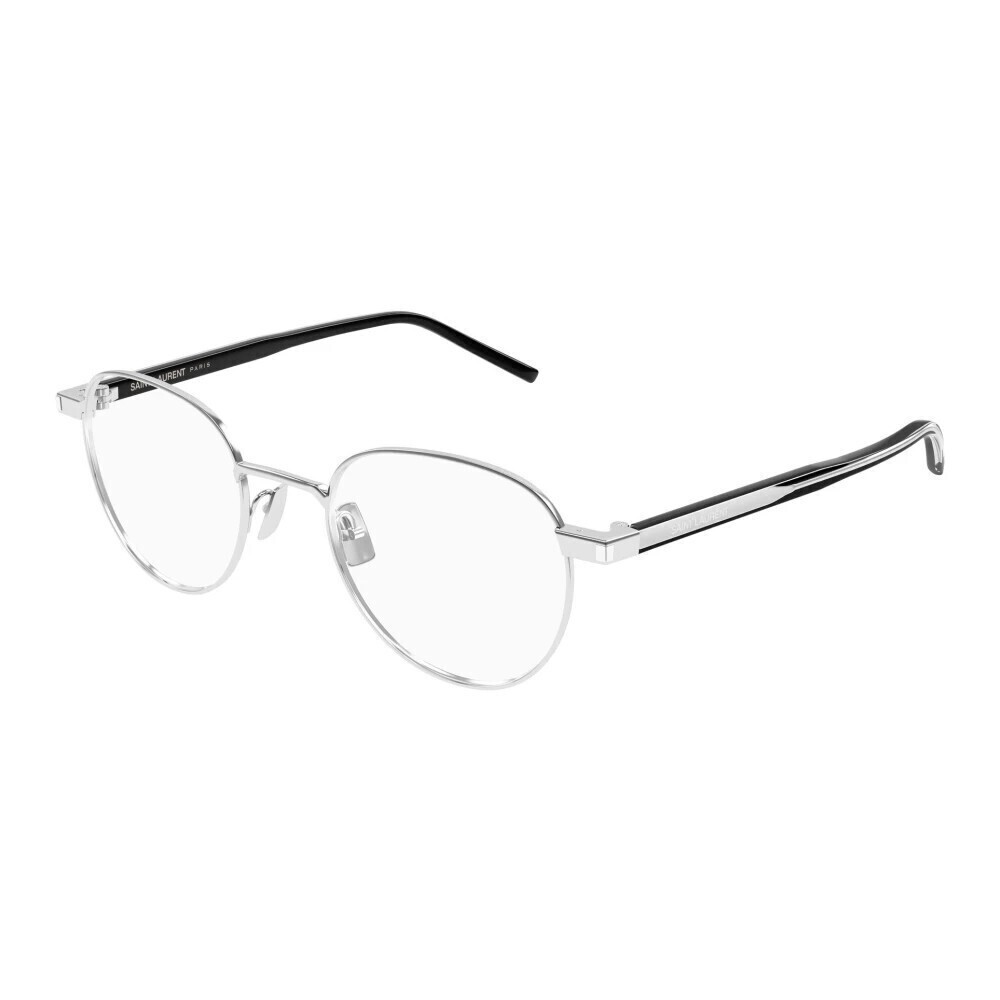 NWT Yves Saint Laurent SL-781 Silver Crystal 49mm Eyeglasses
